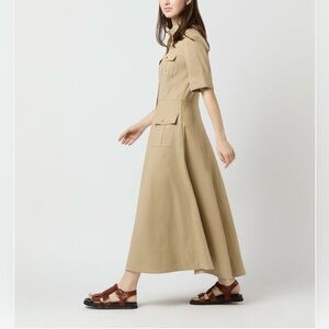 ANN MASHBURN linen shirtdress